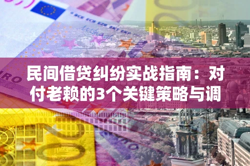济南民间借贷纠纷实战指南：对付老赖的3个关键策略与调解盲区解析