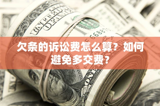 济南欠条的诉讼费怎么算？如何避免多交费？